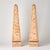Large Pair of Mid-20th Century Pink Salmon Tessellated Stone Obelisks For Sale - Image 9 of 9