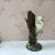 French 1890 Delphin Massier Majolica Stork Vase For Sale - Image 3 of 10