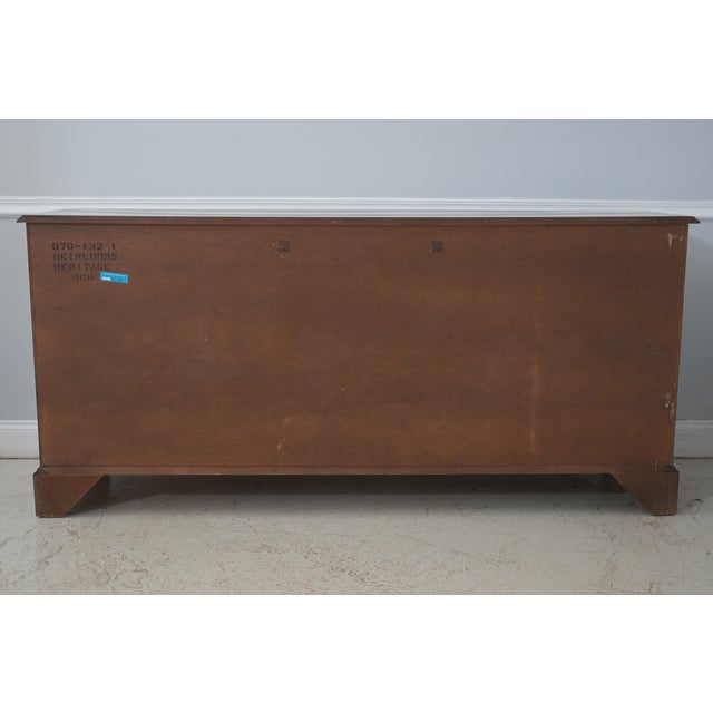 Drexel Heritage Heirlooms Mahogany Double Dresser For Sale - Image 16 of 18