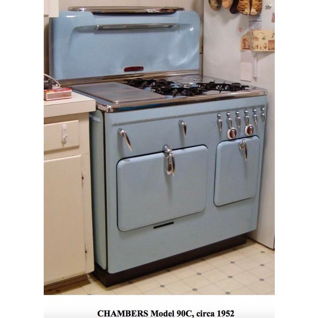 Rare Baby Blue Vintage Chambers Range Model 90c Stove Chairish