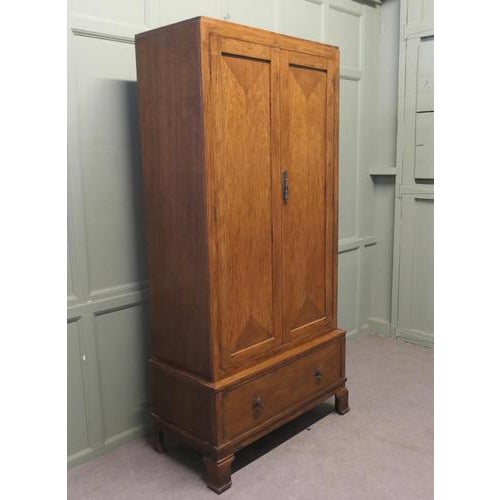 1920s Arts Deco Gentlemans Wardrobe Compactum, 1920 For Sale - Image 5 of 8