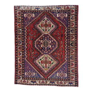 Vintage Persian Viss Rug - 05'04 X 06'08 For Sale