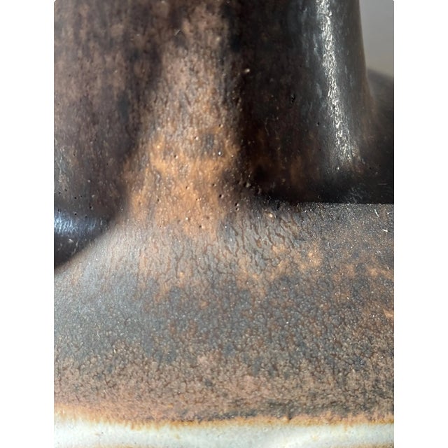 Black Handmade Table Lamp by Marianne Starck for Michael Andersen & Son, Denmark, 1970s For Sale - Image 8 of 11