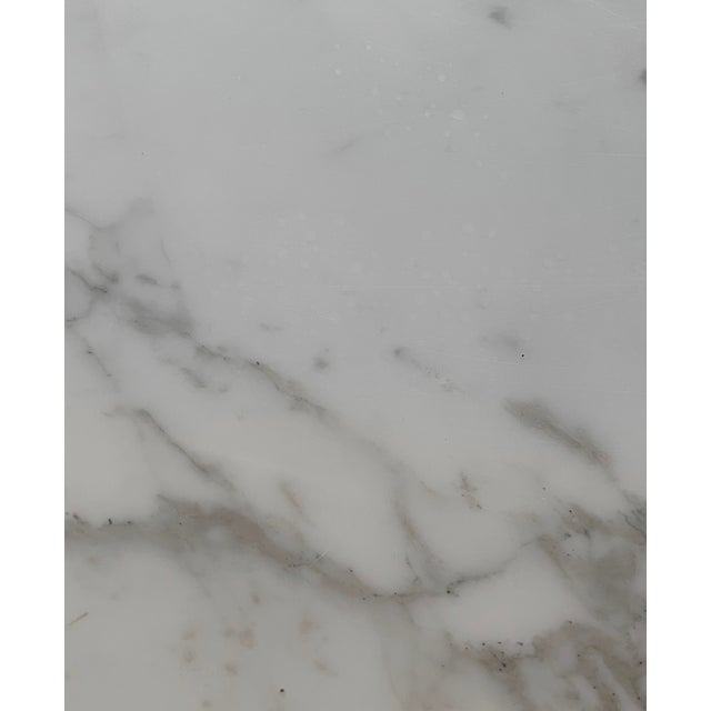 B&b Italia Maxalto Pathos Dining Table by Antonio Citterio in Calacatta Marble and Chrome For Sale - Image 14 of 14