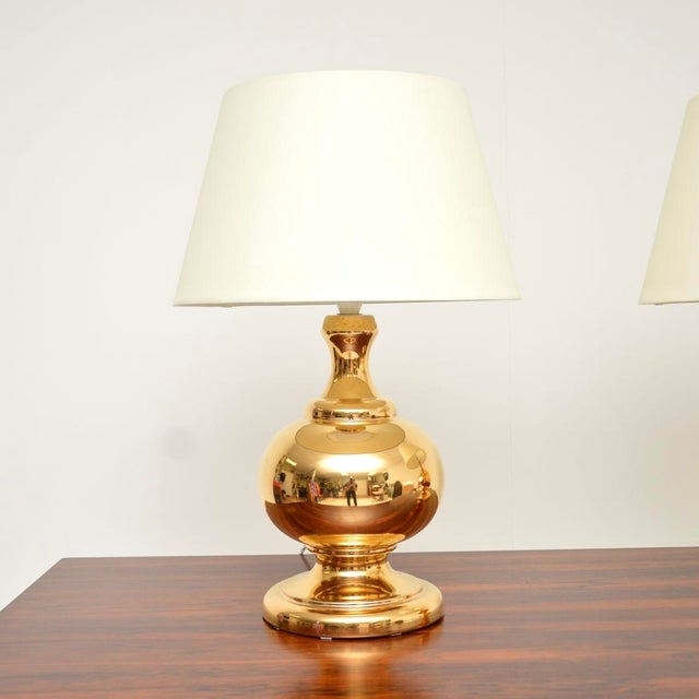Vintage Italian Ceramic Table Lamps, 1960, Set of 2 For Sale - Image 4 of 11