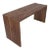 Modern Teak Waterfall Table Desk For Sale
