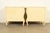 White Furniture French Provincial Louis XV Cream Lacquered Nightstands, Pair For Sale - Image 13 of 15