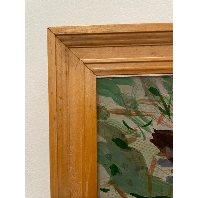 1990s 1996 Botanical Oil Painting by Greenwald For Sale - Image 5 of 6