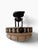 Rose Late 20th Century Art Deco Mariner s.a. Spanish Cast Brass & Molded Alabaster Glass Inverted Bowl Chandelier For Sale - Image 8 of 9