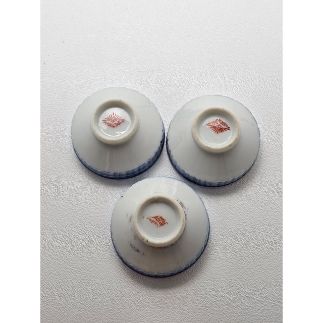 1920s Japanese Hand Painted Sake Set - Set of 6 For Sale - Image 10 of 13