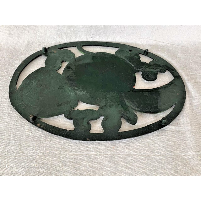 Vintage Watermelon Trivet For Sale In New Orleans - Image 6 of 7