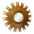 Vintage Gilded Gold Sunburst Wall Mirror For Sale