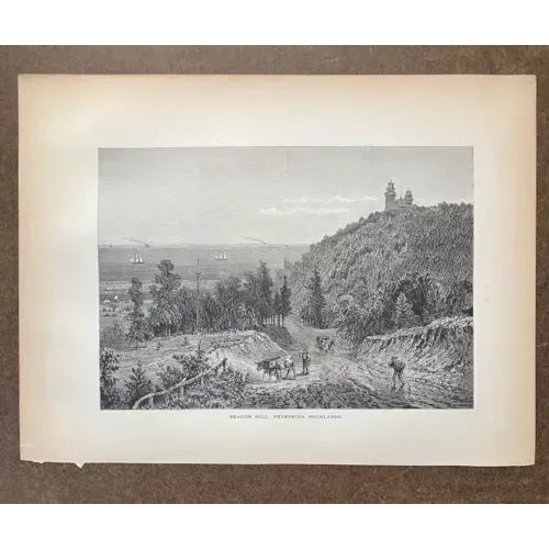 Up for sale is this beautiful antique print from Volume I of "Picturesque America", a two-volume set of books describing...