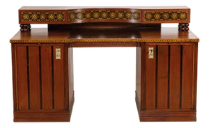 Desk by Matthias Feller for M. Ballin München, 1912