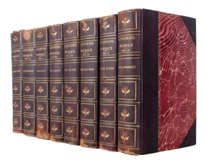 Early 19th Century Traditional James Fenimore Cooper Collection of Works - Set of 8
