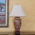 Vintage Chinoiserie Style Porcelain Table Lamp With Hand-Painted Floral Motif For Sale - Image 13 of 18