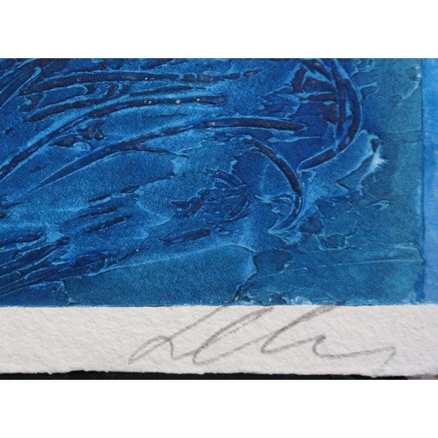 Contemporary 1990s Sandro Chia Untitled #6 Carborundum Etching Handmade Paper Hand Signed and Numbered Art For Sale - Image 3 of 3