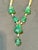 115 Ct Natural Carved Drop Emerald & 4 Ct Diamond Necklace 18 Kt Gold Necklace For Sale - Image 10 of 18