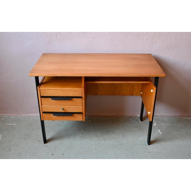 Modernist Wooden Childrens Desk, 1960s For Sale - Image 6 of 16