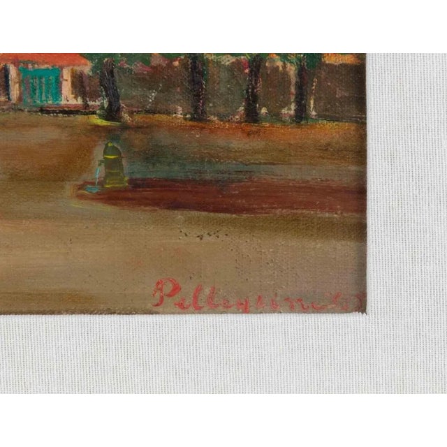 Modern Sirio Pellegrini, Landscape, Mixed Media, 1960s For Sale - Image 3 of 5