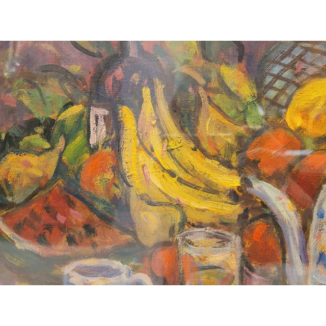 Roberto Díaz de Orosia, Bodegón con frutas, 1960s, Oil on Canvas For Sale - Image 4 of 18