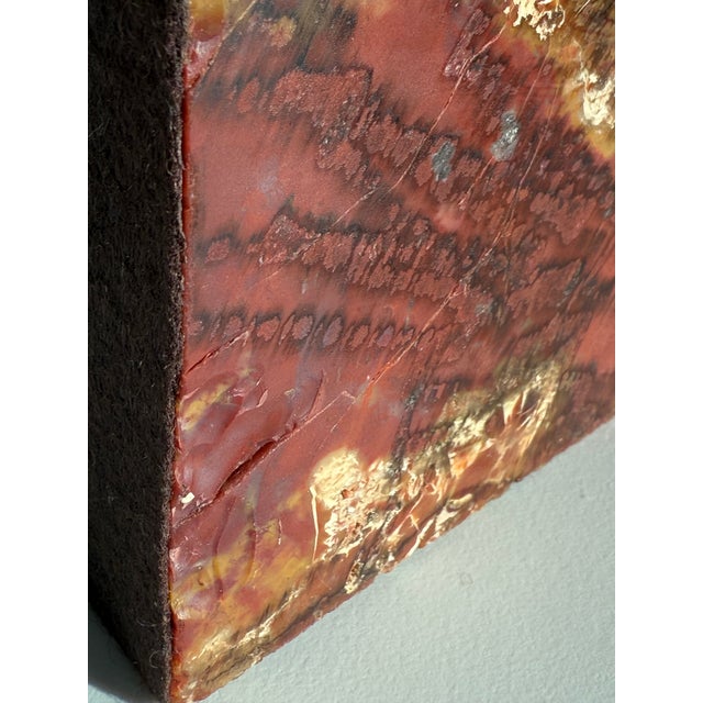 Vintage MCM Pair of Petrified Wood Bookends Arizona Rainbow For Sale - Image 12 of 14