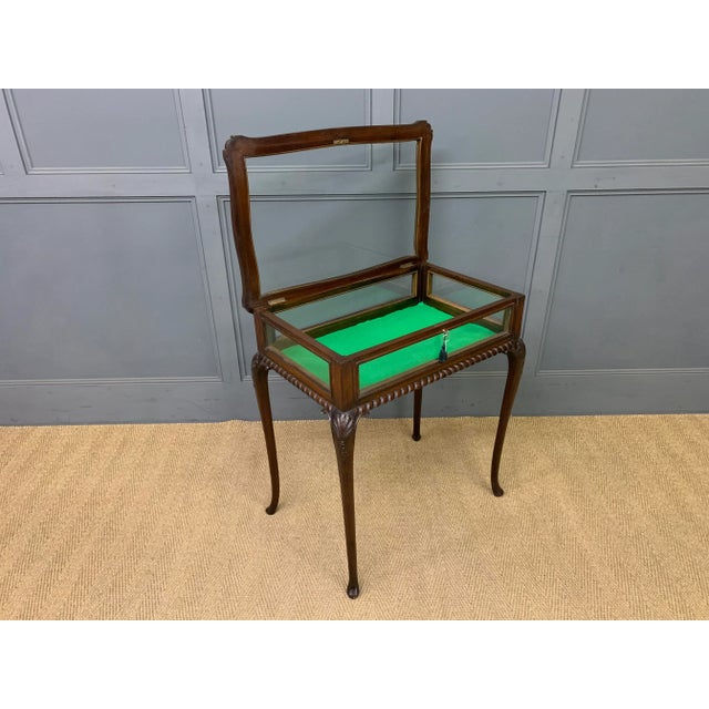 Antique Jewelry Table in Mahogany, 1900 For Sale - Image 3 of 9