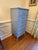 Hollywood Regency 1970s Henry Link Bali Hai Faux Bamboo Lingerie Chest in Custom High-Gloss Blue Lacquer For Sale - Image 3 of 9