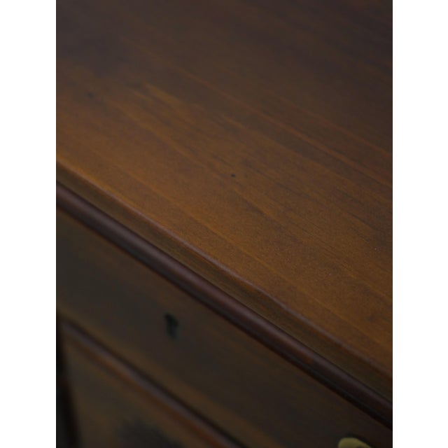 Vintage Country Pine 7 Drawer Chest Nightstand For Sale - Image 13 of 16