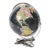 Art Deco Aviation Globe on Sculptural Airplane Base in Chrome For Sale