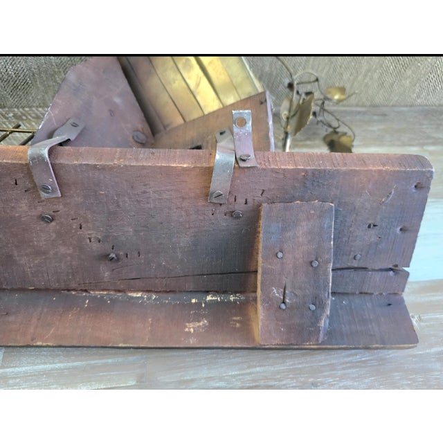 Curtis Jere Style Metal Sculpture MCM Wall Display Country Farm One of Kind For Sale - Image 12 of 12