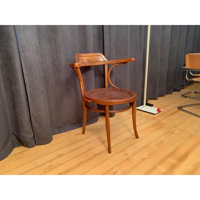 Armchair no. 704, designed by Jakob and Josef Kohn, Jacob & Josef Kohn from 1900. In a fully original and good state of...