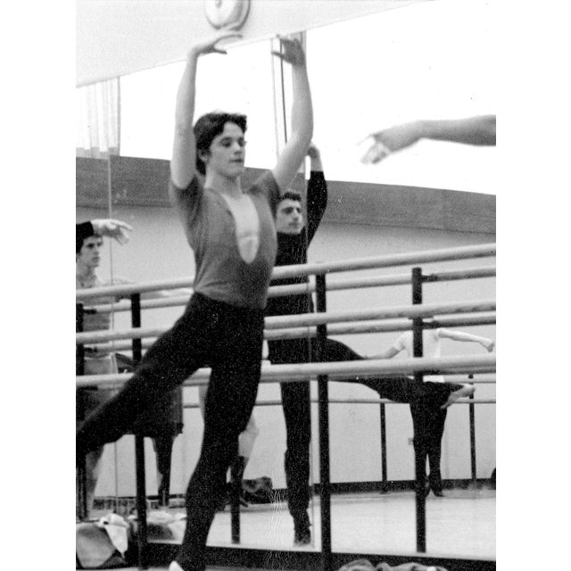 Contemporary Ballet Photo: Villela & Tomassen at the Bar. Contemporary Photo Reproduction Print For Sale - Image 3 of 4