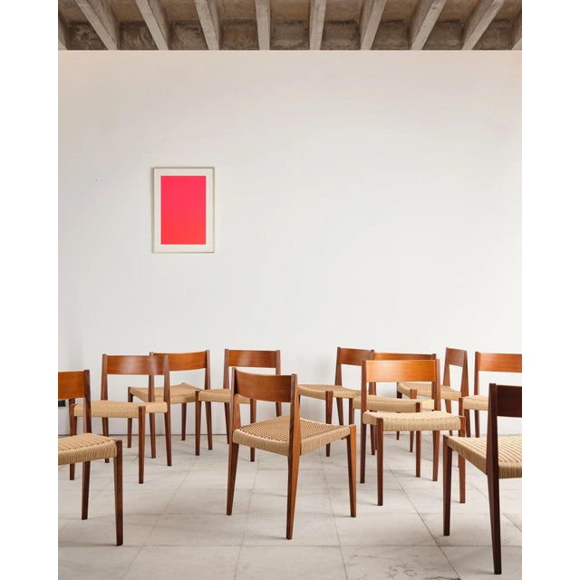 Poul Cadovius Pia Dining Chairs in Walnut and Teak by Poul Cadovius, Denmark, 1950s, Set of 12 For Sale - Image 4 of 18