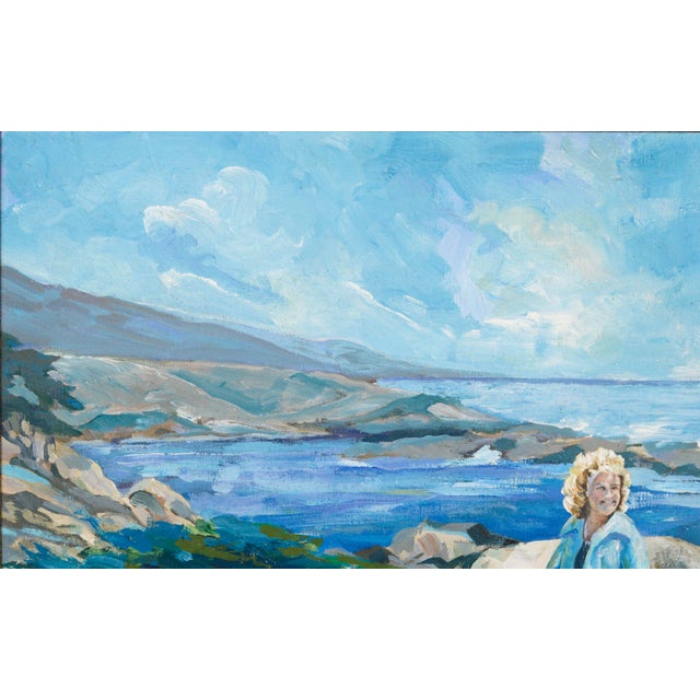 American Pacific Grove Looking to Big Sur Ocean by Matola For Sale - Image 3 of 6
