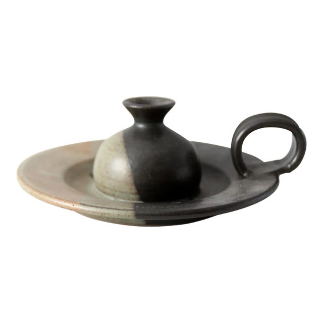 Vintage Beaver Creek Studio Pottery Candleholder For Sale