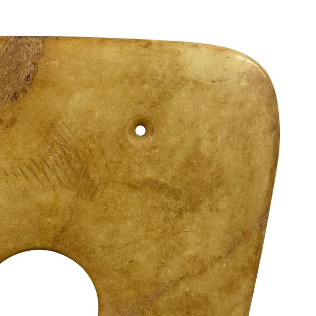 Stone Chinese Stone Axe Head on Custom Mount For Sale - Image 7 of 10