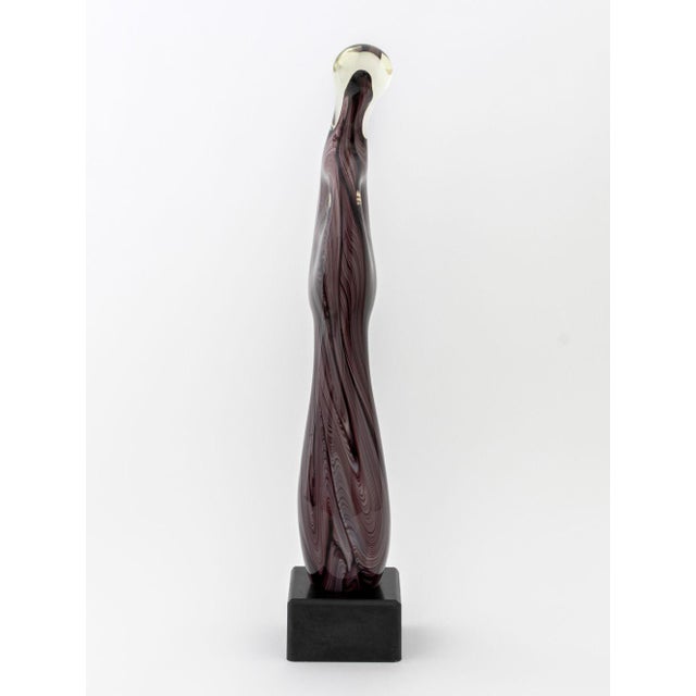 Venetian Murano Art Glass Abstract Sculpture For Sale - Image 4 of 6