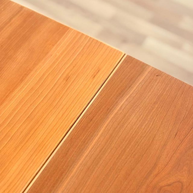 Wood Oval Dining Table in Cherry by Gangsø, Denmark, 1990s For Sale - Image 7 of 10