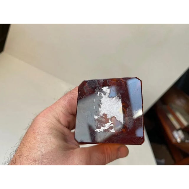 Beige Tulip Vase in Murano Glass by Alessandro Mandruzzato, 1970s For Sale - Image 8 of 11