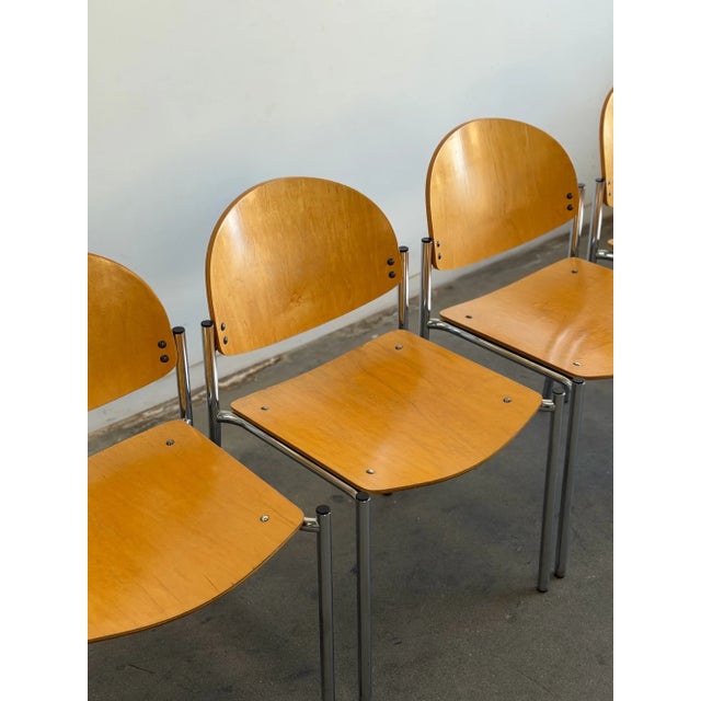 Post Modern Dining Chairs - Set of Six For Sale - Image 4 of 18