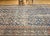 Textile Antique Persian Malayer Gallery Rug, Hand-Knotted Wool, Geometric Pattern, 7x15, Blue & Ivory For Sale - Image 7 of 18