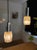 Metal Mid-Century Modern Textured Glass Pendant Lights, 1960s, Set of 2 For Sale - Image 7 of 17