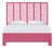 Liam Standard Bed Queen - Pink For Sale