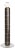 Handcrafted Ceramic Floor Lamp in Scorcheat Coal Glaze For Sale