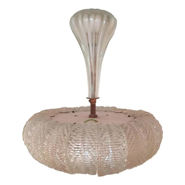 Suspension Lamp by Barovier & Toso, 1950s For Sale - Image 4 of 10