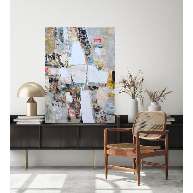 Gray Abstraction 152.Original Painting.Iryna Kastsova For Sale - Image 8 of 12