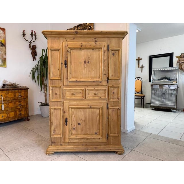 Biedermeier Farmhouse Kitchen Cupboard, 1960s For Sale - Image 4 of 12