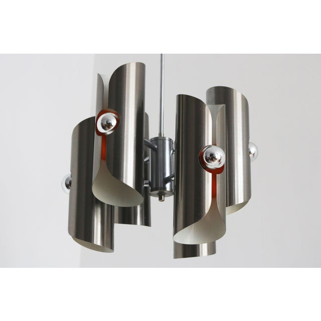 Mid-Century Model D-156 Chandelier by Polam-Bielsko, Poland, 1970 For Sale - Image 10 of 11