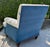 Hickory Chair Blue Velvet and Embroidered Crane Upholstered Armchair With Ottoman For Sale In Naples, FL - Image 6 of 12